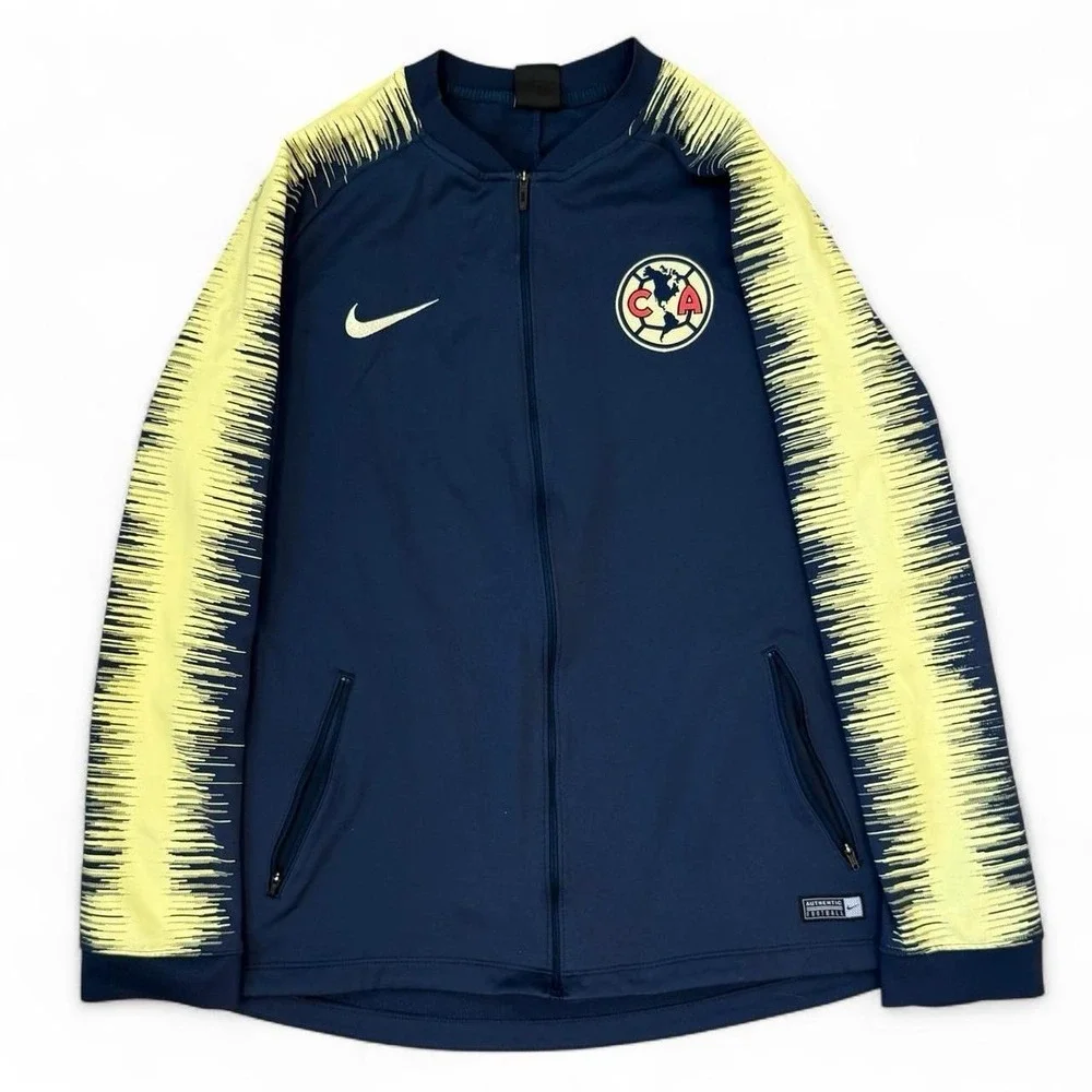 Nike Dri-Fit America Full Zip Track Jacket Mens Size Large Futbol Soccer Sweater